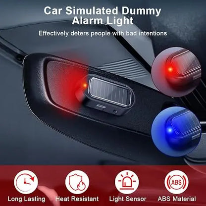 ⏳ LAST DAY: 50% OFF 🚨Solar-Powered Car Security Warning Light Mixed Colors – Red & Blue🔥