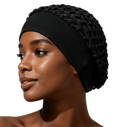 🌙 3-Piece Stretchy Wide-Edge Sleeping Cap Set