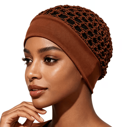🌙 3-Piece Stretchy Wide-Edge Sleeping Cap Set