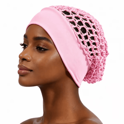 🌙 3-Piece Stretchy Wide-Edge Sleeping Cap Set