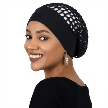 🌙 3-Piece Stretchy Wide-Edge Sleeping Cap Set