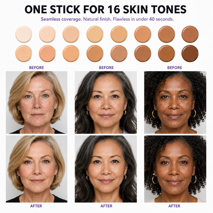 🌸Changing Foundation Stick – The stick that makes mature skin glow again