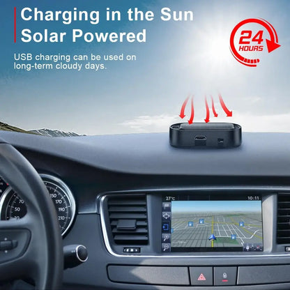 ⏳ LAST DAY: 50% OFF 🚨Solar-Powered Car Security Warning Light Mixed Colors – Red & Blue🔥