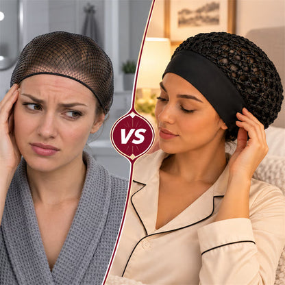 🌙 3-Piece Stretchy Wide-Edge Sleeping Cap Set
